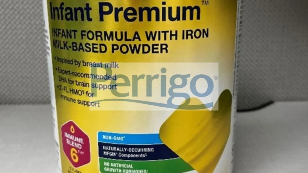 Perrigo recalls 16500 cans of infant formula due to potential health risks