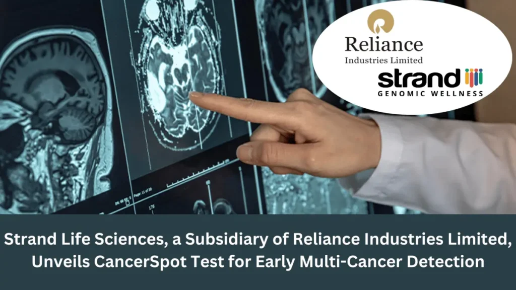 Blood sample and diagnostic report representing the CancerSpot early detection test for multi-cancer diagnosis.