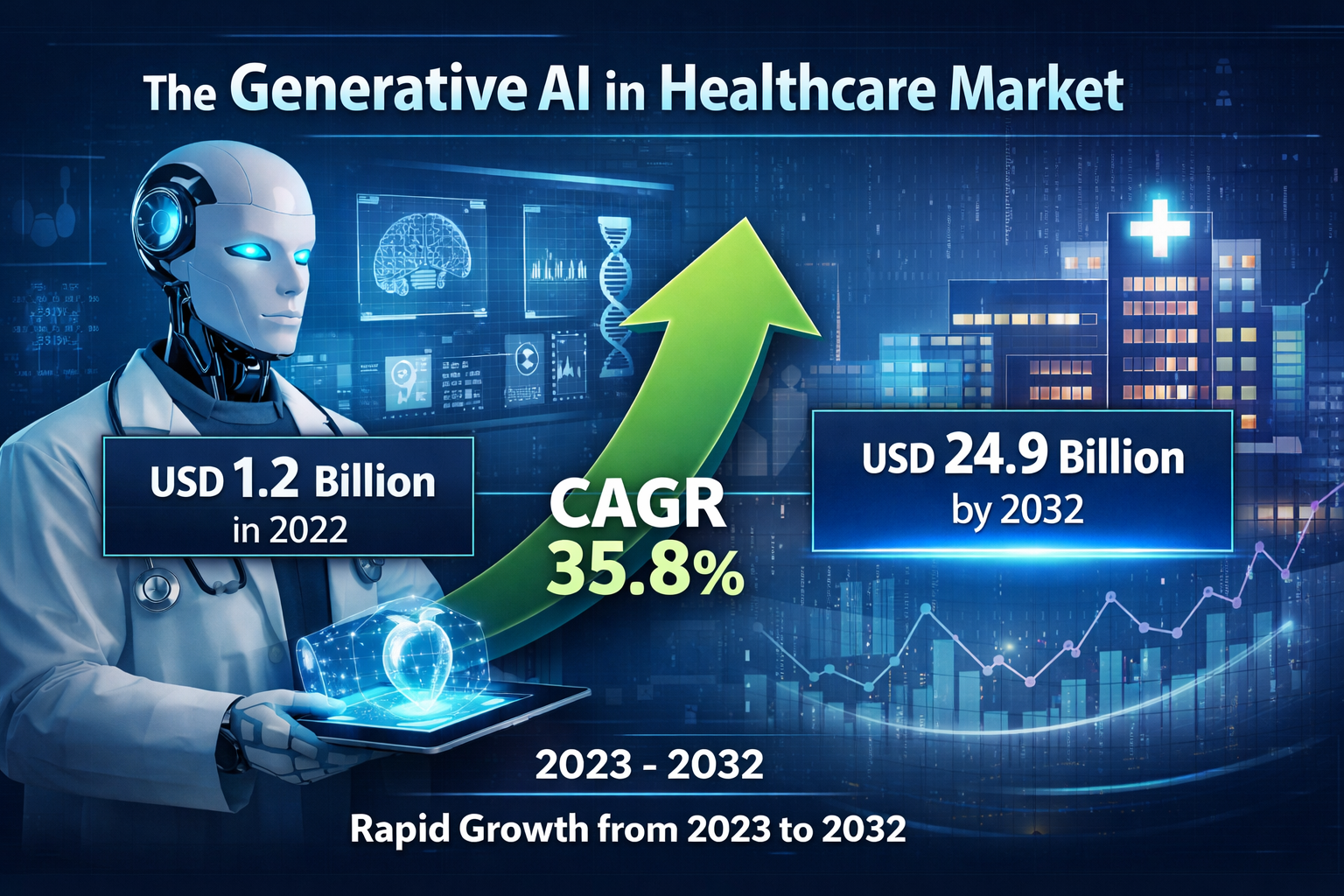 Generative AI in Healthcare Market Revenue, Trends, and Strategic Insights by 2032 1 Generative AI in Healthcare Market