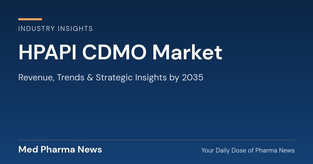 HPAPI CDMO Market Revenue, Trends, and Strategic Insights by 2035