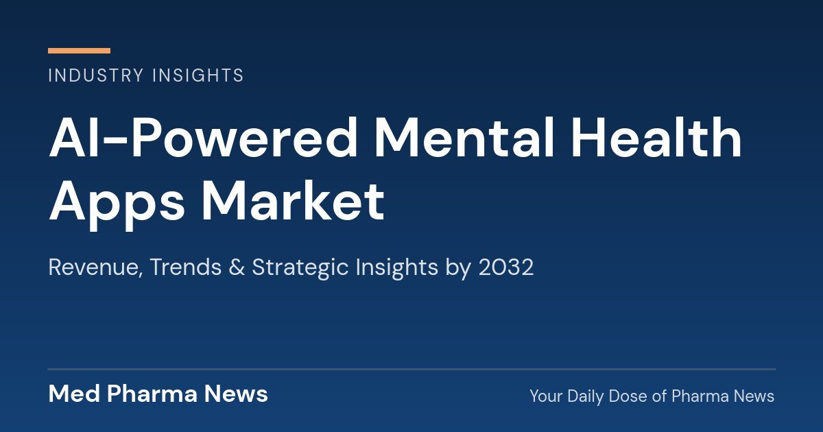 AI-Powered Mental Health Apps Market Revenue, Trends, and Strategic Insights by 2032