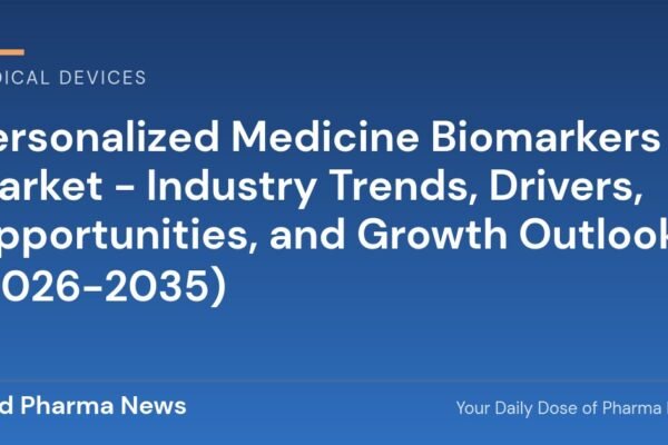 Personalized Medicine Biomarkers Market – Industry Trends, Drivers, Opportunities, and Growth Outlook (2026–2035)