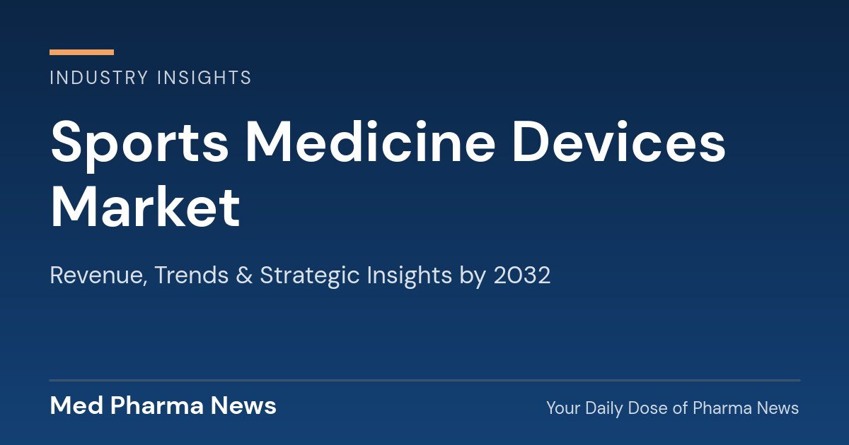 Sports Medicine Devices Market Revenue, Trends, and Strategic Insights by 2032