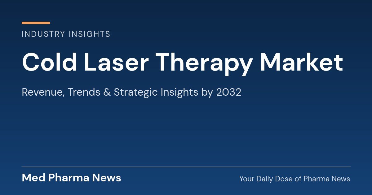 Cold Laser Therapy Market Revenue, Trends, and Strategic Insights by 2032