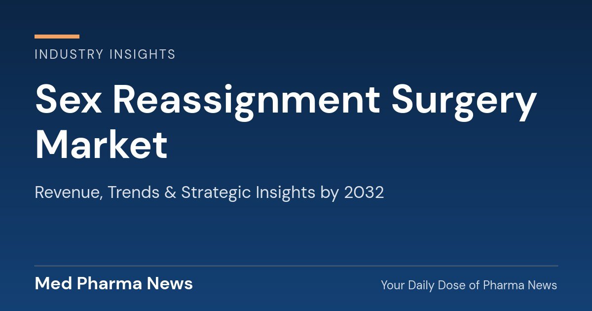 Sex Reassignment Surgery Market Revenue, Trends, and Strategic Insights by 2032