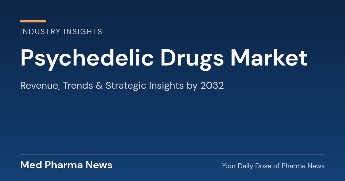 Psychedelic Drugs Market Revenue, Trends, and Strategic Insights by 2032