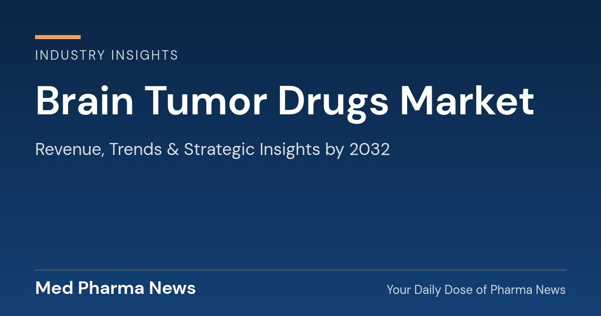Brain Tumor Drugs Market Revenue, Trends, and Strategic Insights by 2032 1 Brain Tumor Drugs Market Revenue, Trends, and Strategic Insights by 2032