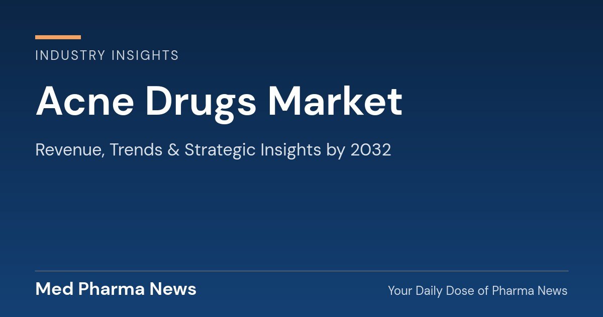 Acne Drugs Market Revenue, Trends, and Strategic Insights by 2032