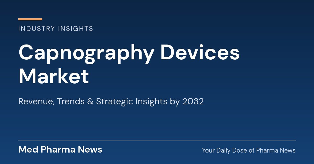 Capnography Devices Market Revenue, Trends, and Strategic Insights by 2032