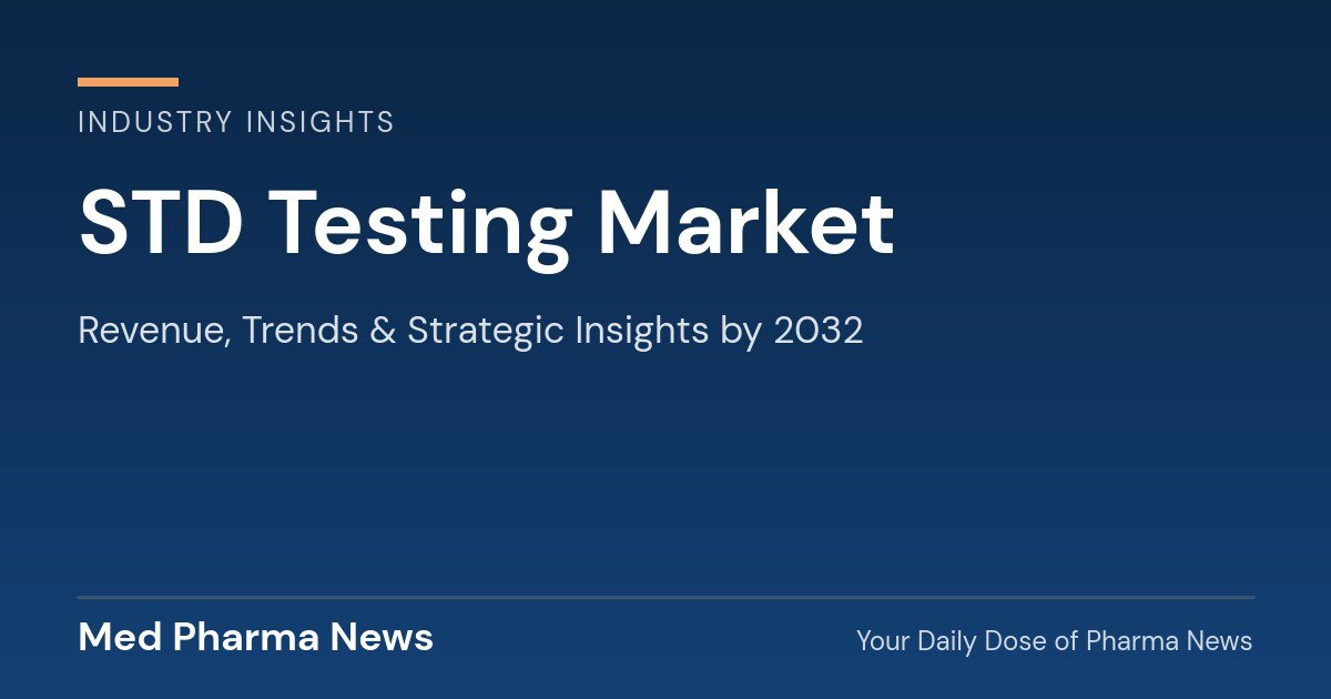 STD Testing Market Revenue, Trends, and Strategic Insights by 2032