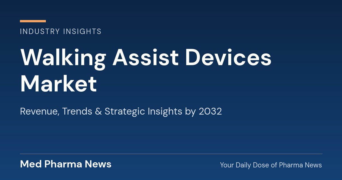 Walking Assist Devices Market Revenue, Trends, and Strategic Insights by 2032 1 Walking Assist Devices Market Revenue, Trends, and Strategic Insights by 2032