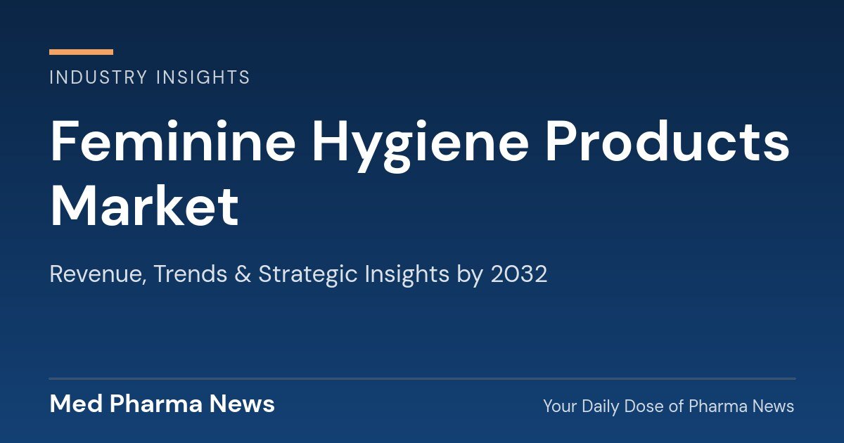 Feminine Hygiene Products Market Revenue, Trends, and Strategic Insights by 2032