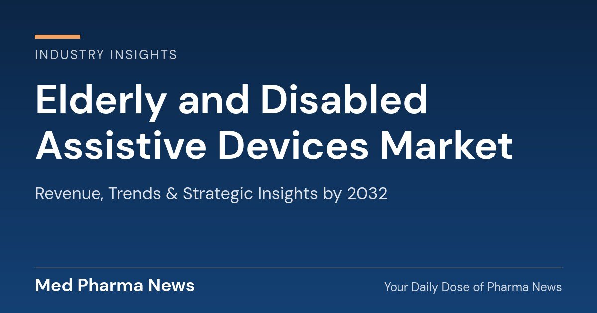 Elderly and Disabled Assistive Devices Market Revenue, Trends, and Strategic Insights by 2032