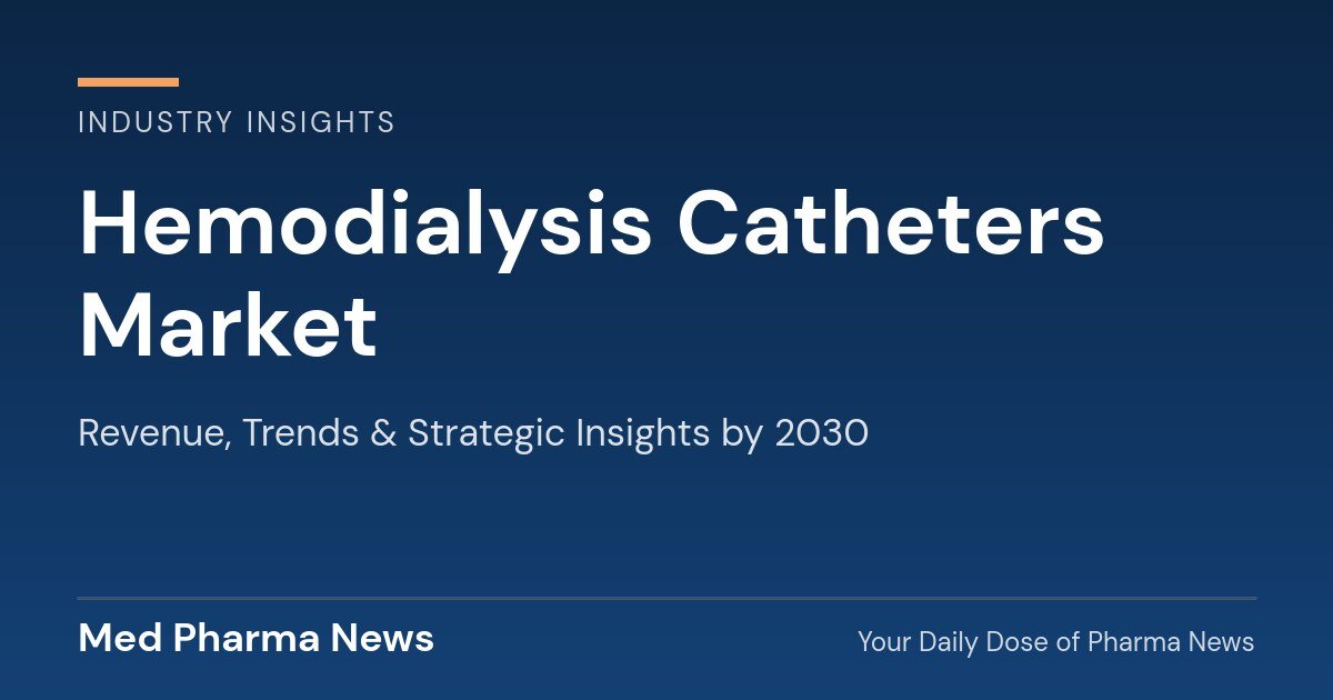 Hemodialysis Catheters Market Revenue, Trends, and Strategic Insights by 2030