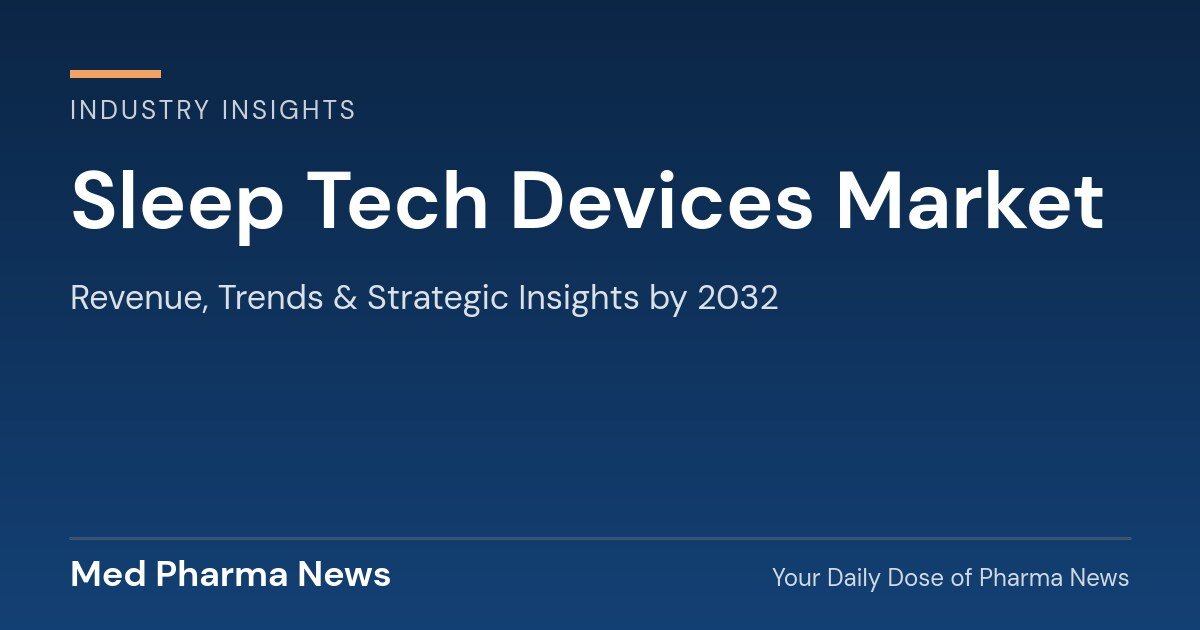 Sleep Tech Devices Market Revenue, Trends, and Strategic Insights by 2032
