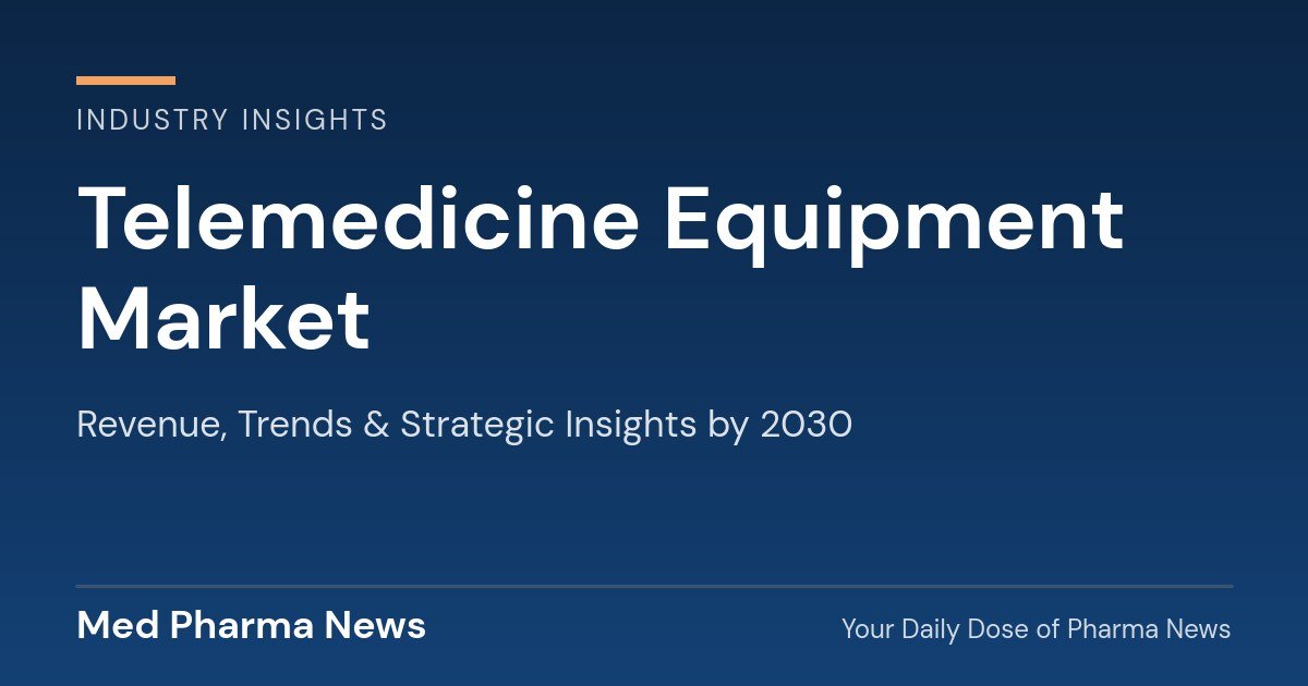 Telemedicine Equipment Market Revenue, Trends, and Strategic Insights by 2030 1 Telemedicine Equipment Market Revenue, Trends, and Strategic Insights by 2030