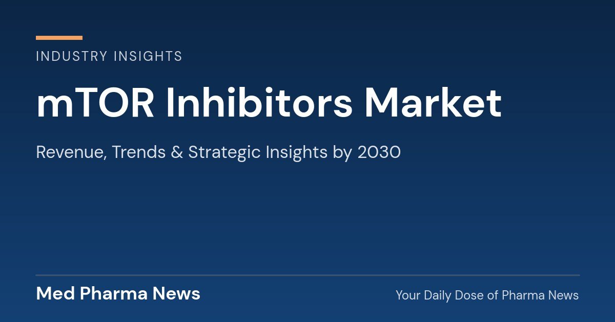 mTOR Inhibitors Market Revenue, Trends, and Strategic Insights by 2030