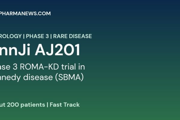 AnnJi AJ201 Phase 3 ROMA-KD Kennedy disease trial featured graphic