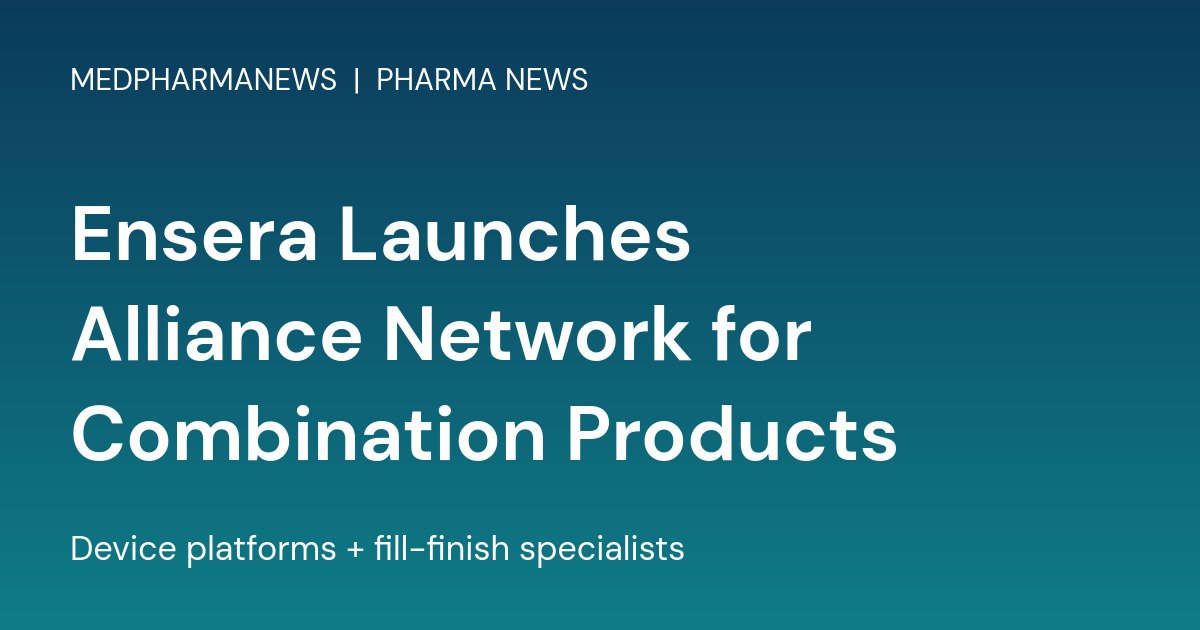 Ensera Launches Alliance Network for Combination Products 4 Branded card reading Ensera Launches Alliance Network for Combination Products