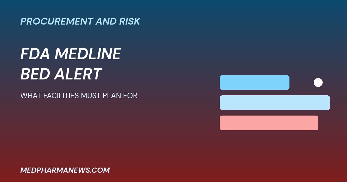 FDA Medline bed alert graphic about provider impact