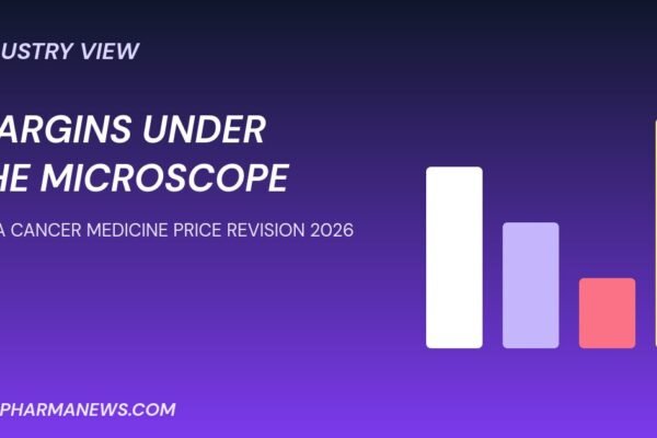 India cancer medicine price revision 2026 graphic on industry margins