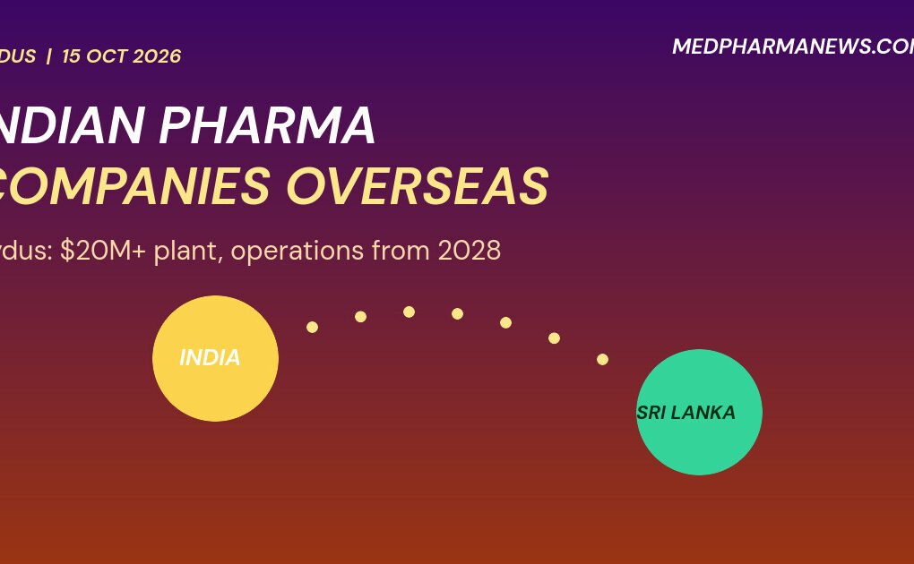 Graphic: Indian pharma companies overseas, Zydus plant in Sri Lanka planned from India with operations from 2028