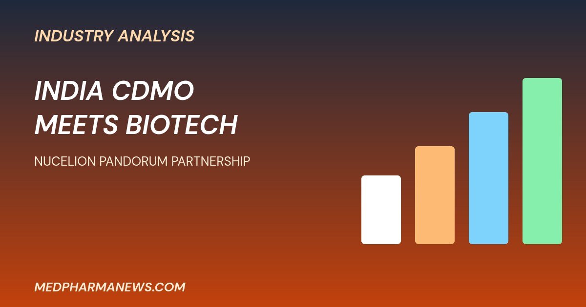 Nucelion Pandorum Partnership: What the CDMO Deal Means for India’s Advanced Therapies 1 Nucelion Pandorum partnership graphic about the India CDMO sector
