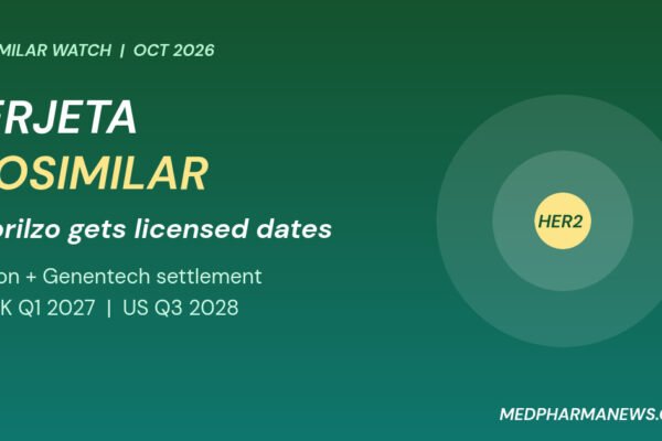 Graphic: Perjeta biosimilar Pebrilzo launch dates after the Biocon and Genentech settlement