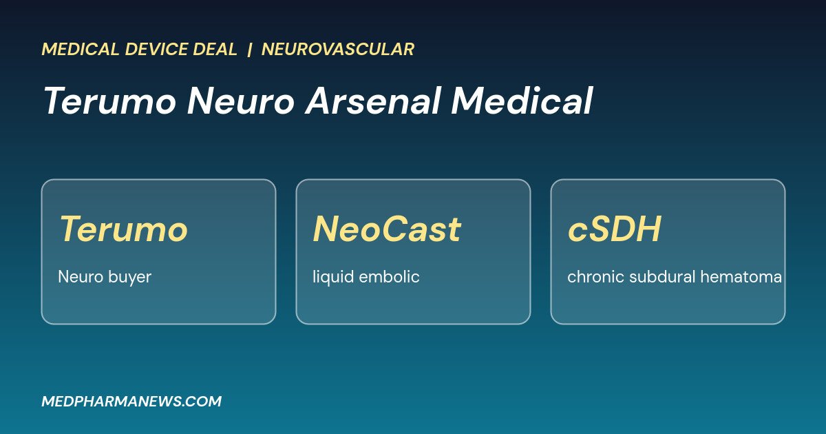terumo neuro arsenal medical